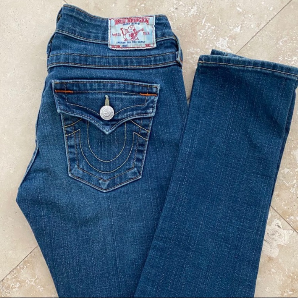 low waisted true religion jeans
